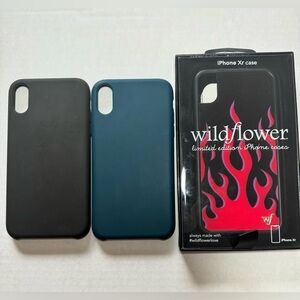 Wildflower iPhone XR phone case + lot of Heyday cases